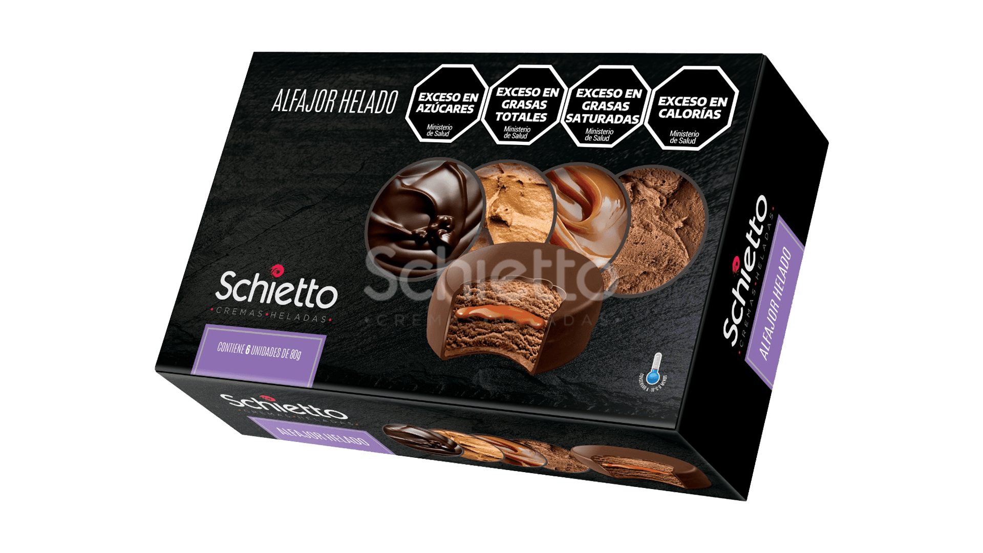 Alfajor helado schietto