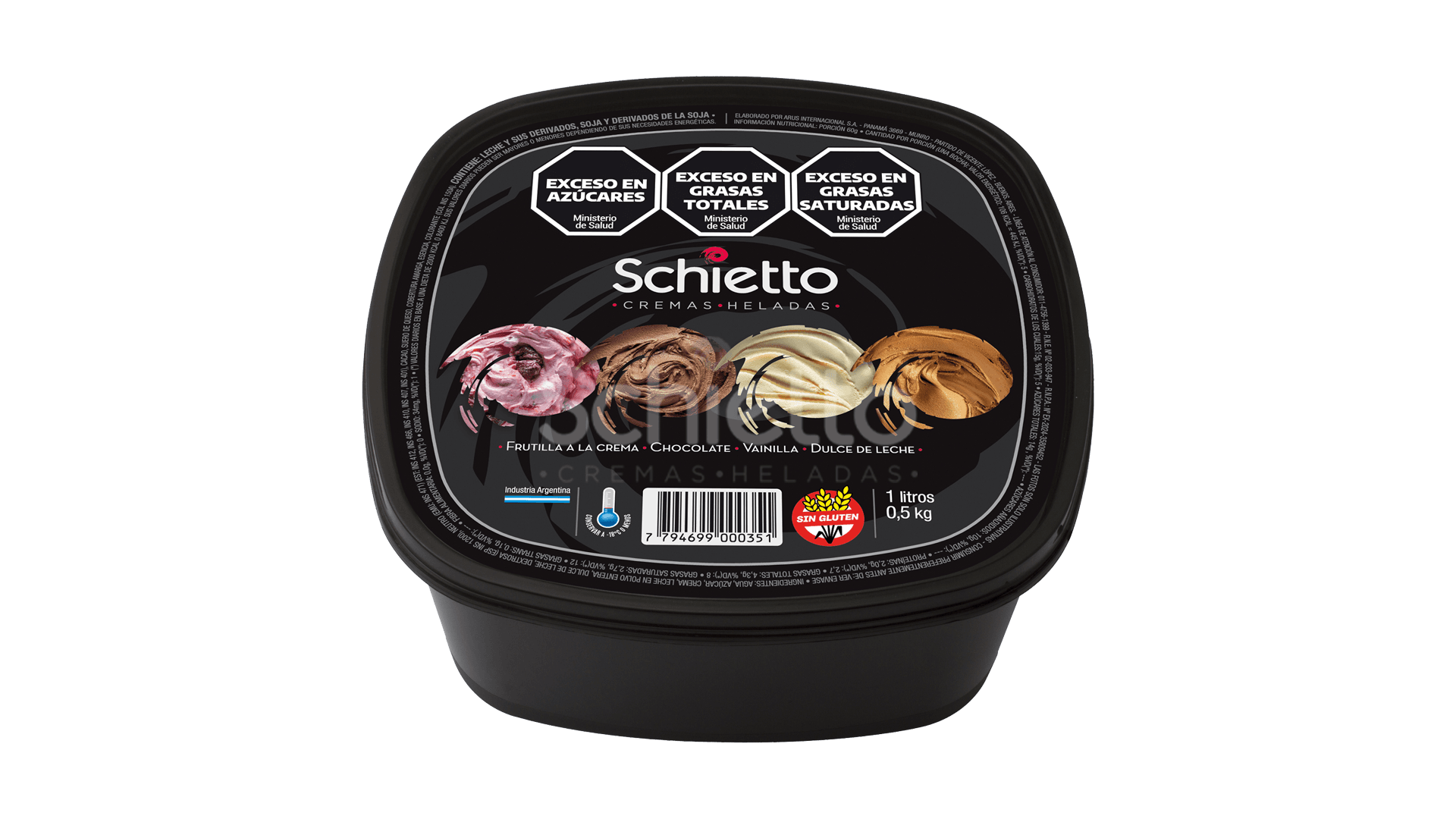 Balde 3 litros schietto clasico
