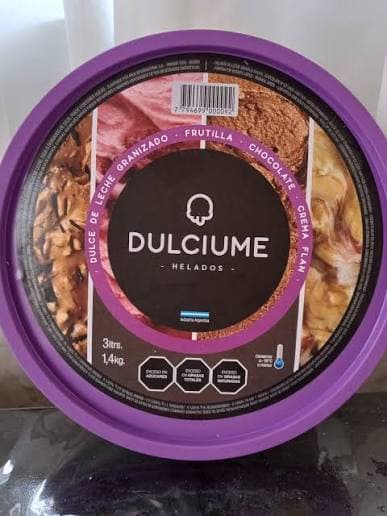 Balde 3 litros  Dulciume  crema flan