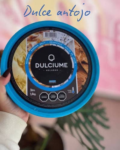 Balde 3 Litros Dulciume Banana split