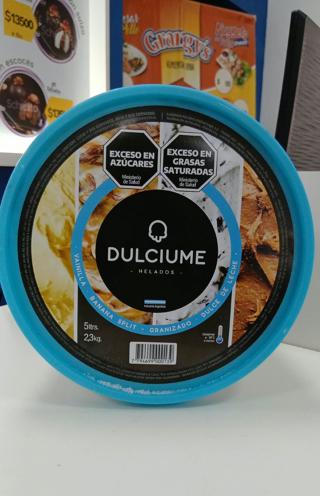 Balde 5 Litros Dulciume Banana split
