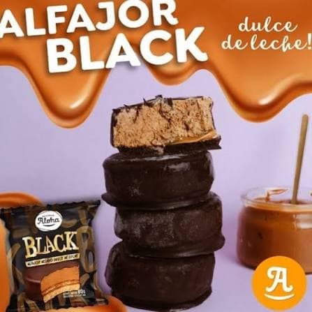 Alfajor helado Aloha dulce de leche