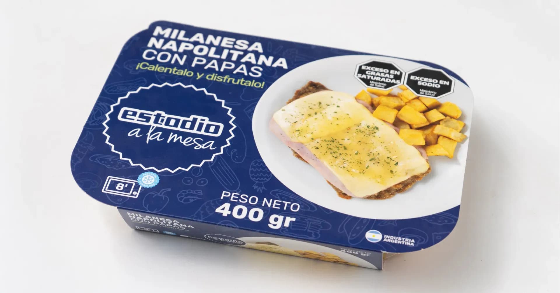MILANESA NAPOLITANA CON PAPAS