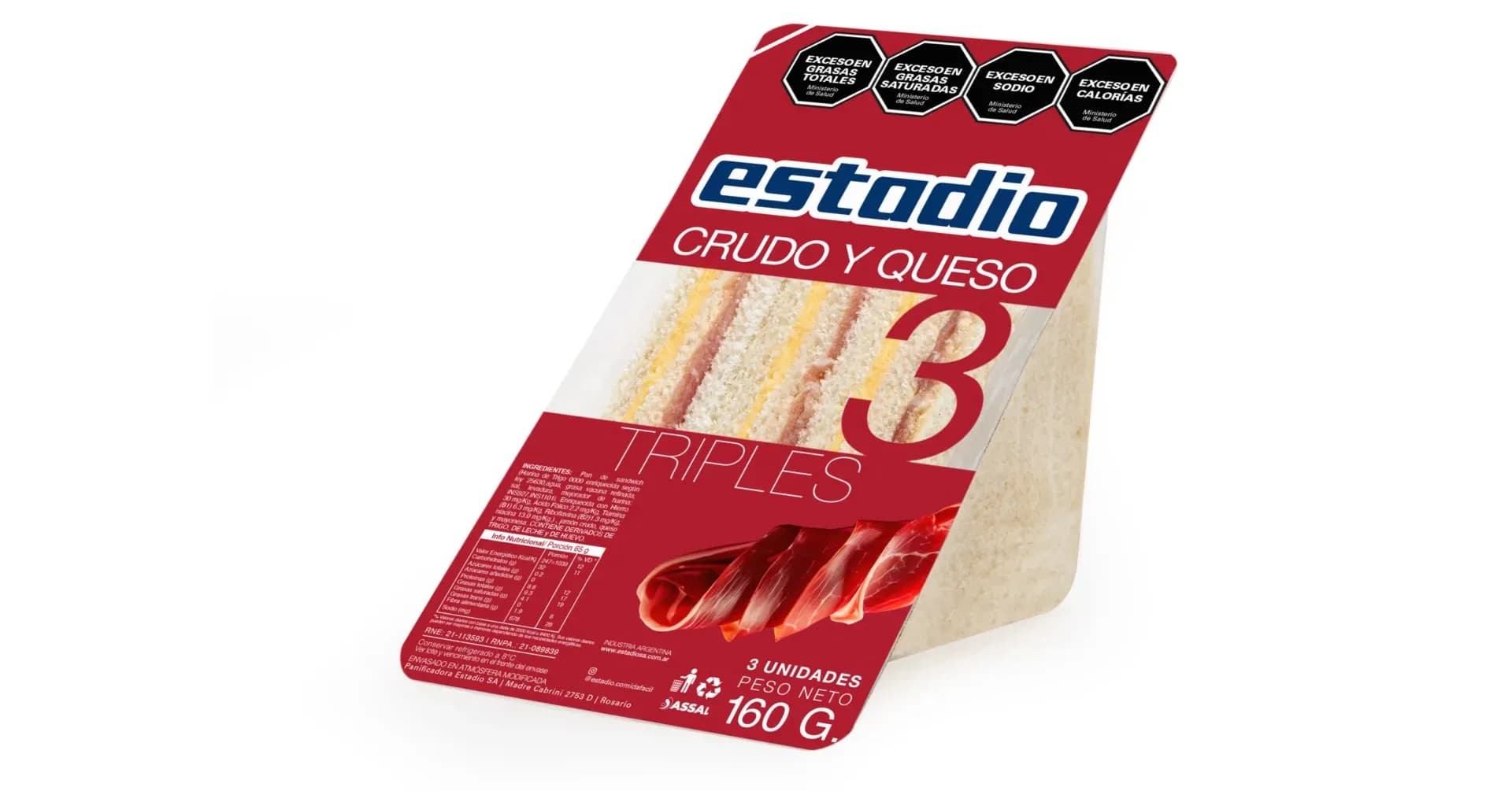 TRIPLE CRUDO Y QUESO
