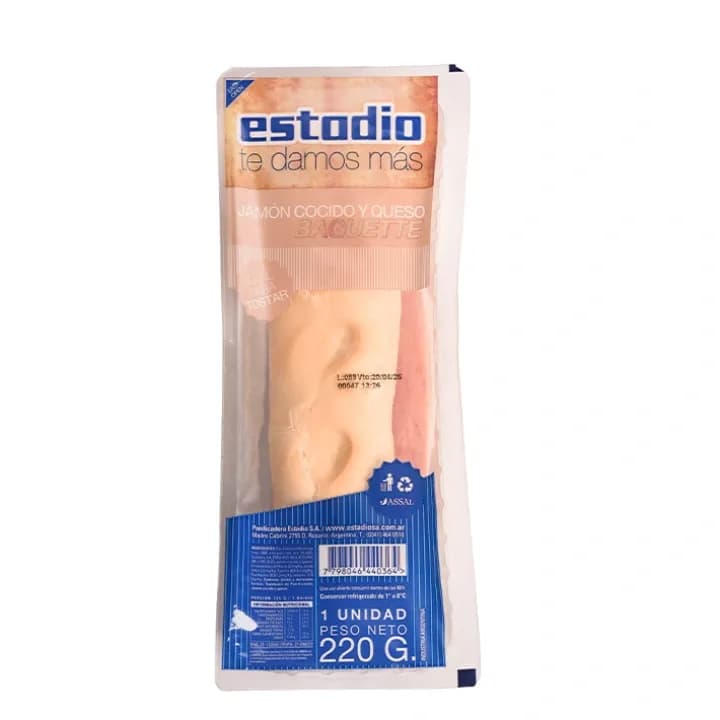 BAGUETTE JAMON Y QUESO