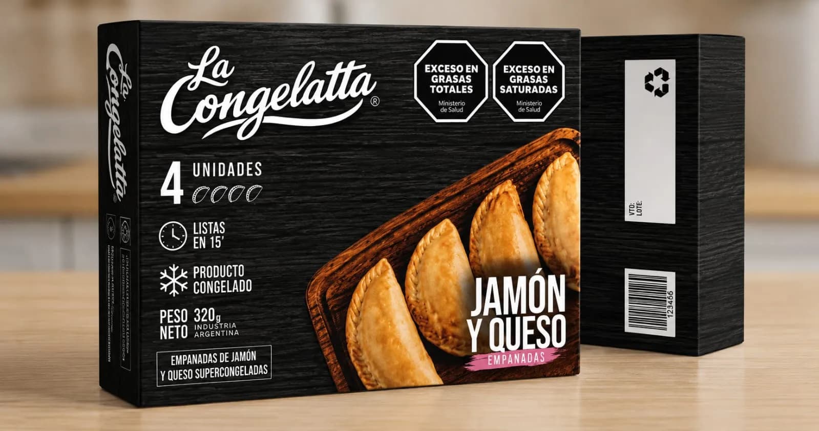 EMPANADA JAMON Y QUESO