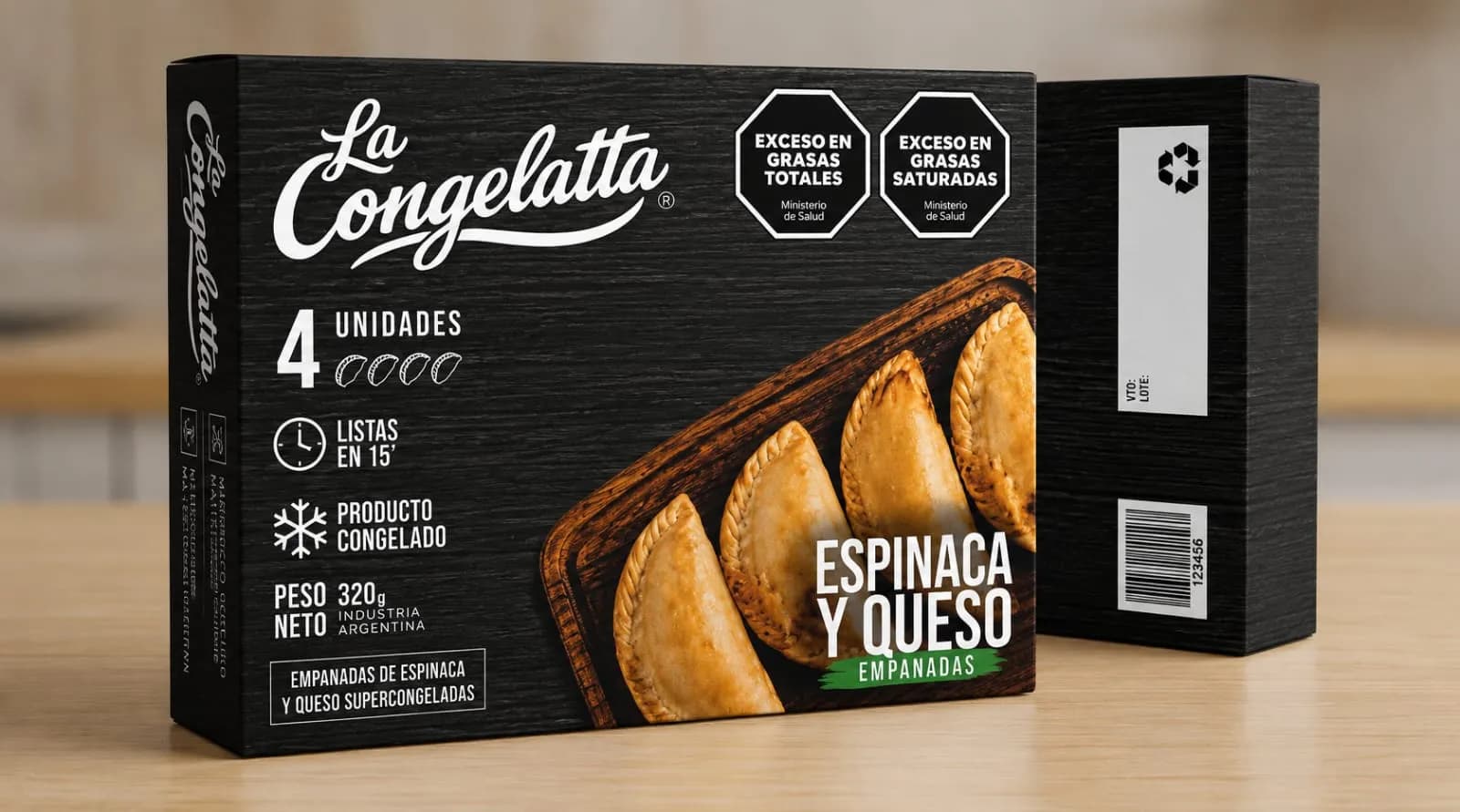 EMPANADA ESPINACA Y QUESO