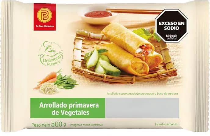 Arrolladitos Primavera de Vegetales