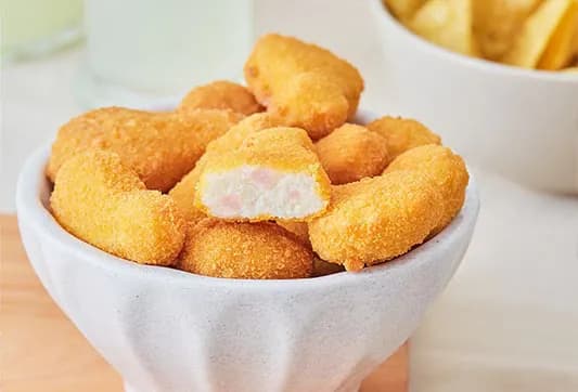 Patitas de Pollo con Jamon y Queso