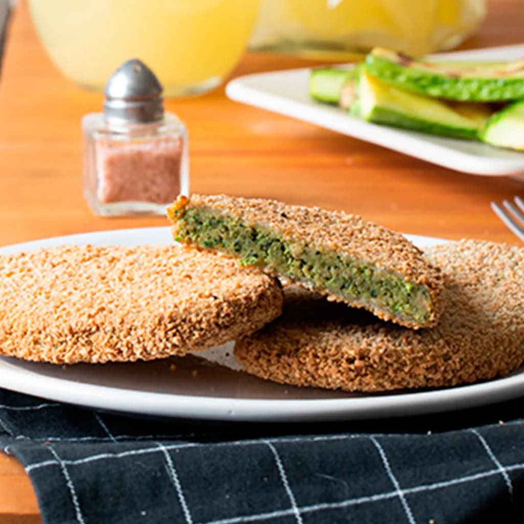 Milanesa de Soja Espinaca