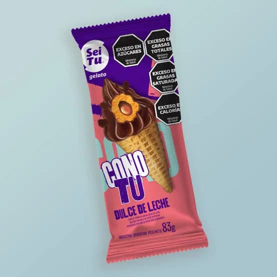 Cono Flama Dulce de Leche
