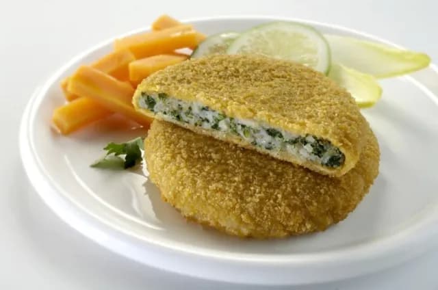 Medallon Merluza Espinaca y Queso