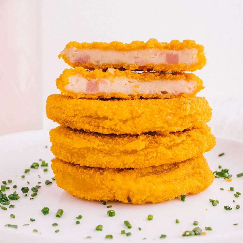 Medallones de Pollo con Jamon y Queso