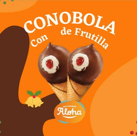 CONOBOLA AMERICANA CORAZON DE FRUTILLA