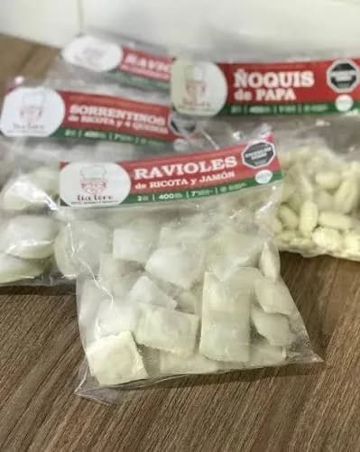 Ravioles de Ricota y Jamon